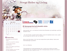 Tablet Screenshot of livet-helse.com